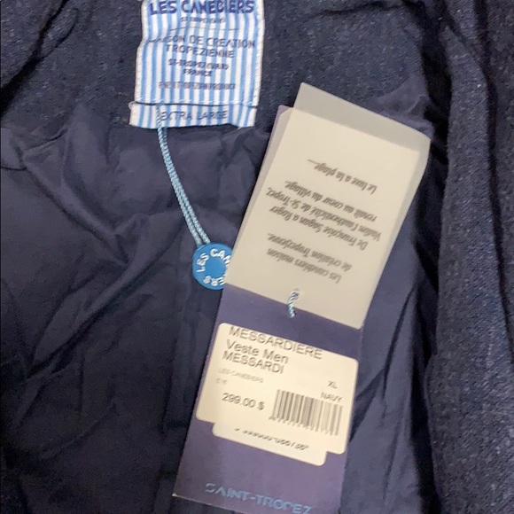 NWT! 🇫🇷 Les Canebiers Messardiere Jacket - Navy - Picture 5 of 6